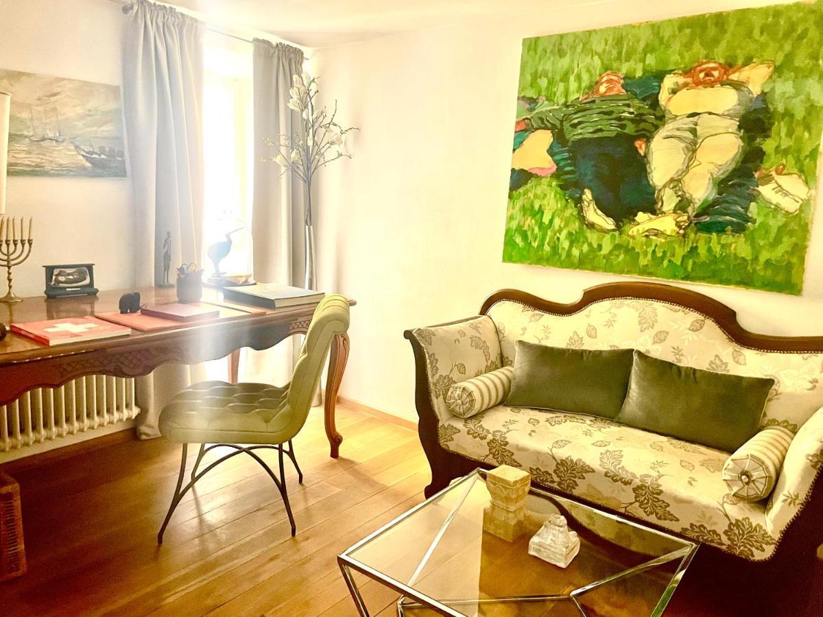 Elegantes Haus In Der Altstadt Caslano Kültér fotó